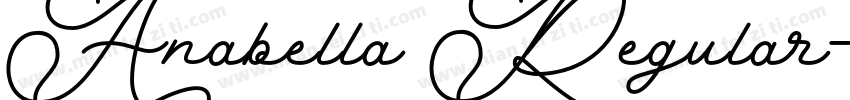 Anabella Regular字体转换